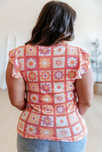 Load image into Gallery viewer, Supermarket Flowers Flutter Sleeve Top
