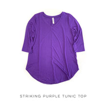 Load image into Gallery viewer, Striking Purple Tunic Top