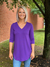 Load image into Gallery viewer, Striking Purple Tunic Top