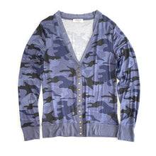 Load image into Gallery viewer, The Downpour Camo Cardigan