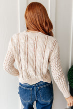 Load image into Gallery viewer, A Note of Thanks Cable Knit Sweater