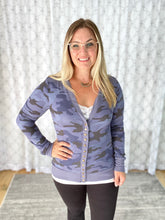 Load image into Gallery viewer, The Downpour Camo Cardigan