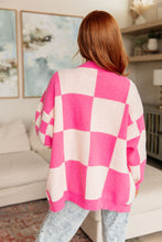Load image into Gallery viewer, Don't Stop Me Now Checkered Cardigan