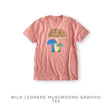 Load image into Gallery viewer, Wild Leopard Mushrooms Graphic Tee