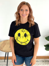 Load image into Gallery viewer, Vintage Smiley Face Graphic Tee