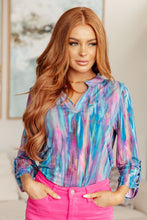 Load image into Gallery viewer, Little Lovely Blouse in Blue Multi