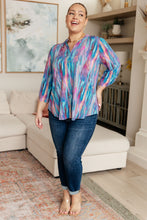 Load image into Gallery viewer, Little Lovely Blouse in Blue Multi
