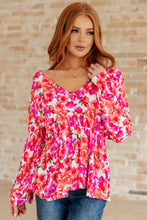 Load image into Gallery viewer, Smile Like You Mean It Floral Peplum