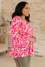 Load image into Gallery viewer, Smile Like You Mean It Floral Peplum