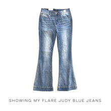 Load image into Gallery viewer, Showing My Flare Judy Blue Jeans