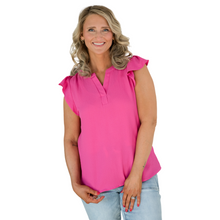 Load image into Gallery viewer, Charming Top in Hot Pink
