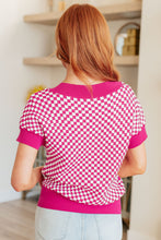 Load image into Gallery viewer, Check Me Out V-Neck Top