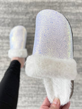 Load image into Gallery viewer, Sparkle &amp; Shine Slides in White