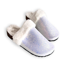 Load image into Gallery viewer, Sparkle &amp; Shine Slides in White