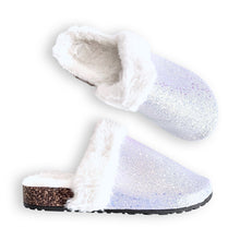 Load image into Gallery viewer, Sparkle &amp; Shine Slides in White