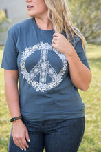 Load image into Gallery viewer, Floral Peace Graphic Tee
