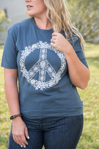 Floral Peace Graphic Tee