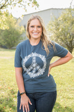 Load image into Gallery viewer, Floral Peace Graphic Tee
