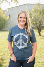 Load image into Gallery viewer, Floral Peace Graphic Tee