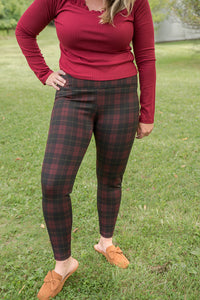 This Love Plaid Ponte Pants