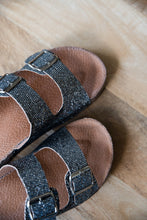 Load image into Gallery viewer, Glitter Journey Sandals in Pewter