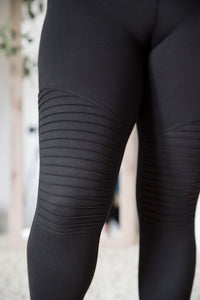 Just Wait Moto Leggings