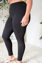 Load image into Gallery viewer, Just Wait Moto Leggings