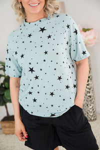 Into the Stars Top in Green