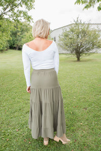 All Around Skirt in Olive