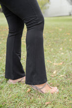 Load image into Gallery viewer, Small Changes Flare Yoga Pants in Black