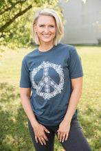 Load image into Gallery viewer, Floral Peace Graphic Tee