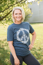 Load image into Gallery viewer, Floral Peace Graphic Tee