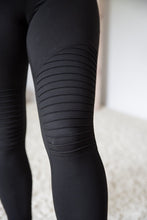 Load image into Gallery viewer, Just Wait Moto Leggings