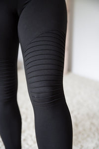 Just Wait Moto Leggings
