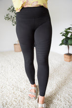 Load image into Gallery viewer, Just Wait Moto Leggings