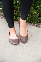 Load image into Gallery viewer, Totally Amused Brown Flats