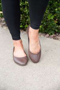 Totally Amused Brown Flats