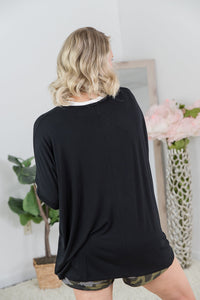 Good Intentions Top in Black