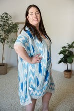 Load image into Gallery viewer, A Cool Blue Breeze Kimono