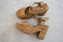 Load image into Gallery viewer, Cheers Glitter Cork Sandals