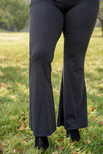 Load image into Gallery viewer, Stand by Me Flare Yoga Pants in Charcoal