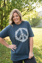 Load image into Gallery viewer, Floral Peace Graphic Tee