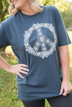 Load image into Gallery viewer, Floral Peace Graphic Tee