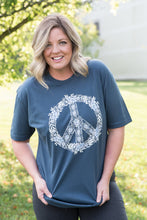 Load image into Gallery viewer, Floral Peace Graphic Tee