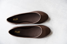 Load image into Gallery viewer, Totally Amused Brown Flats