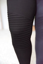 Load image into Gallery viewer, Just Wait Moto Leggings