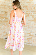 Load image into Gallery viewer, Pastel Petals Floral Midi Dress