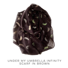 Load image into Gallery viewer, Under My Umbrella Infinity Scarf in Black