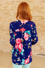 Load image into Gallery viewer, Lizzy Top in Royal Floral