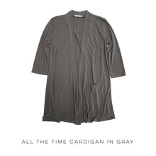 Load image into Gallery viewer, All the Time Cardigan in Gray